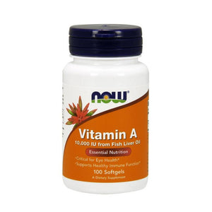 Now Vitamin A 10,000 IU Softgels