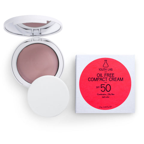 YOUTH LAB Oil Free Compact Cream SPF 50-Combination_Oily Skin_Dark color