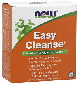 Now Easy Cleanse AM PM Veg Capsules