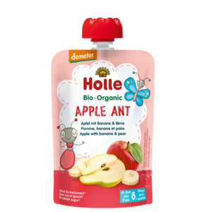 Holle Apple Ant Pure - Mollë, banane dhe dardhë