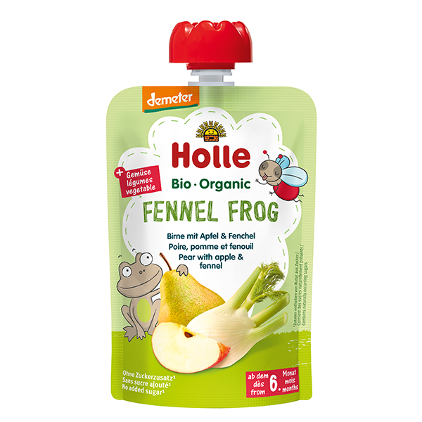 Holle Fennel Frog Pure - Dardhë, mollë dhe koper