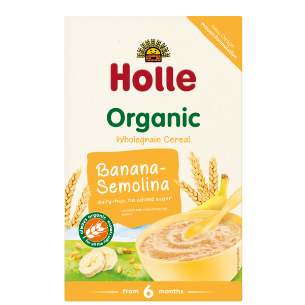 Holle Organic Fruit Porridge Banana - Semolina