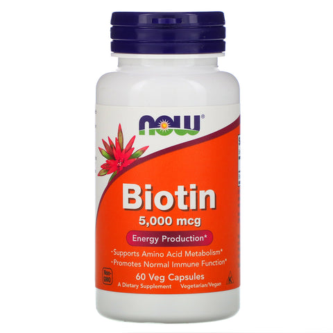 Now Biotin (5000 mcg)