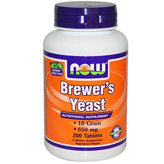 Now Brewer's Yeast 650 mg Tablets