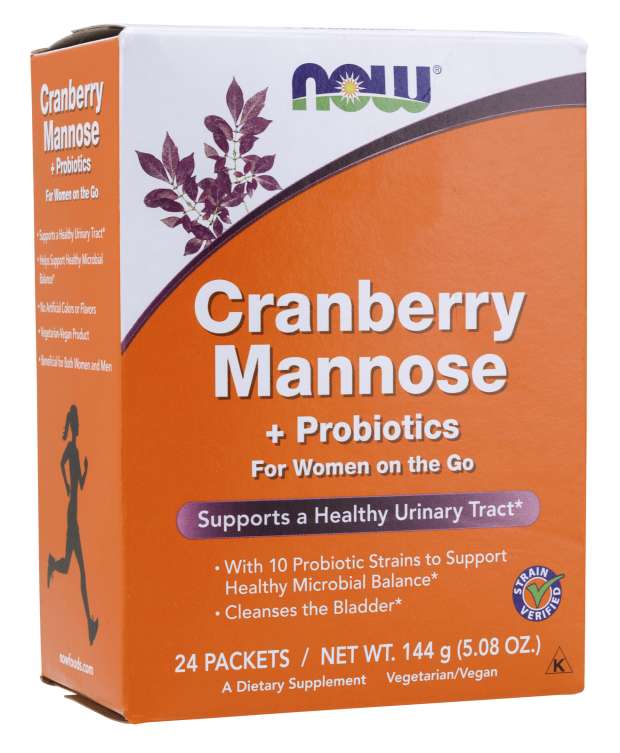 Now Cranberry Mannose + Probiotics