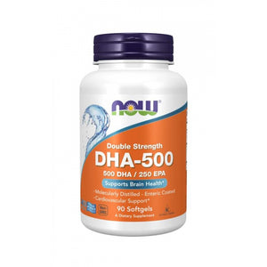 Now DHA-500, Double Strength Softgels