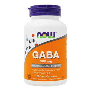 Now GABA (Acidi Gama-Aminobutirik) 500 mg