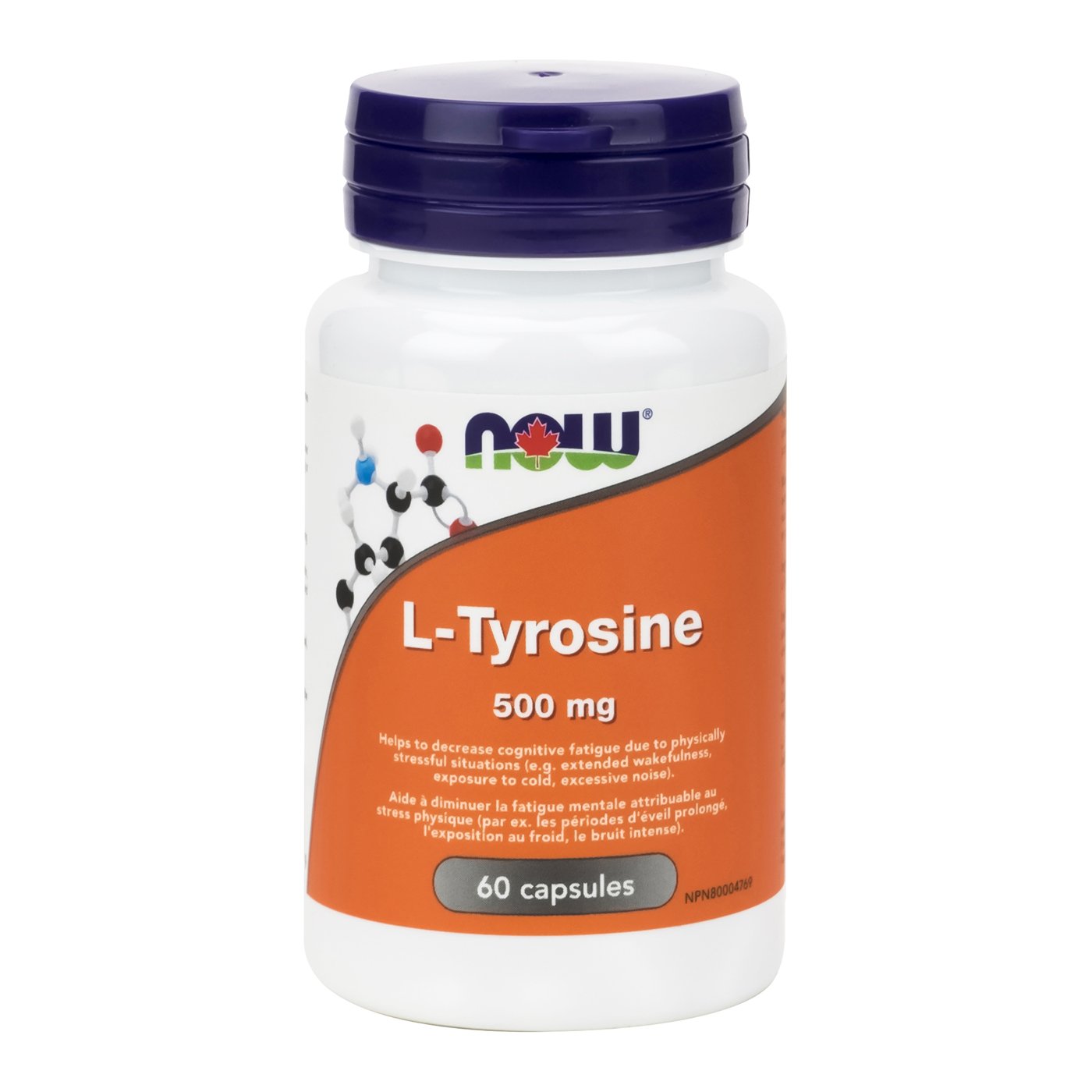 Now L-Tyrosine 500 mg Capsules