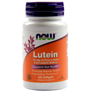 Now Lutein 10 mg Softgels