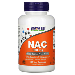 Now NAC 600 mg Veg Capsules