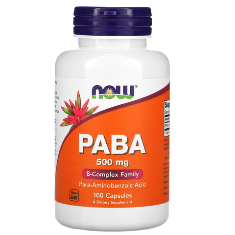 Now PABA 500mg Capsules