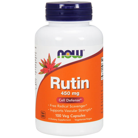 Now Rutin 450 mg Veg Capsules