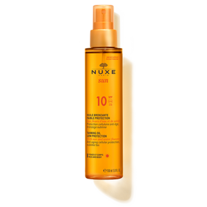 Nuxe Tanning Oil High Protection for Face and Body SPF 10