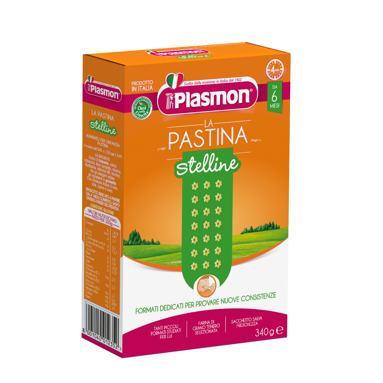 Plasmon Makarona STELLINE 6M+