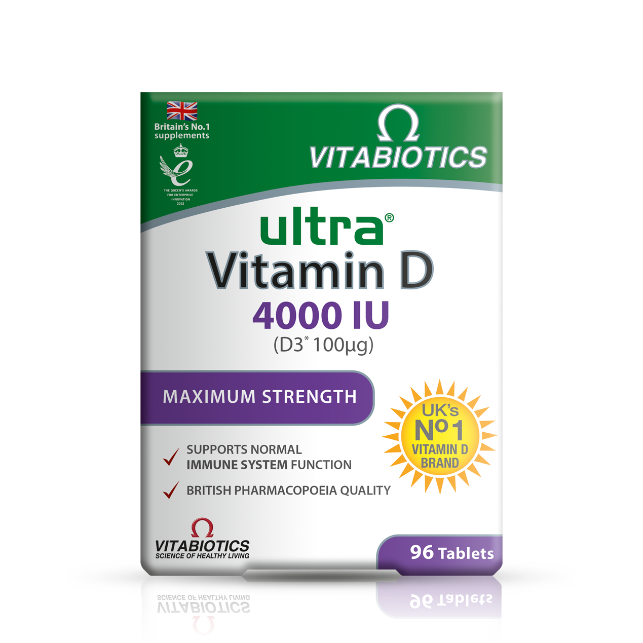 Ultra Vitamin D3 4000 IU 96Tab