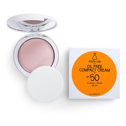 YOUTH LAB Oil Free Compact Cream SPF 50-Combination_Oily Skin_Light color