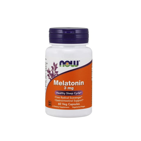 Now Melatonin 3 mg Veg Capsules