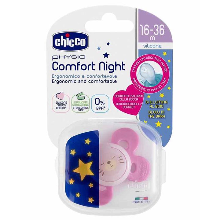 Chicco Physio Comfort Night Silicone 16-36M