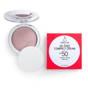 YOUTH LAB Oil Free Compact Cream SPF 50-Combination_Oily Skin_Medium color