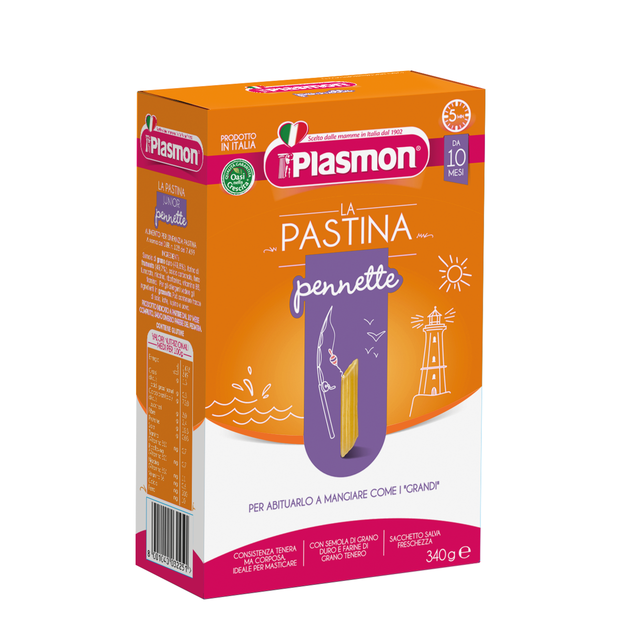 Plasmon Makarona PENNETE 10M+