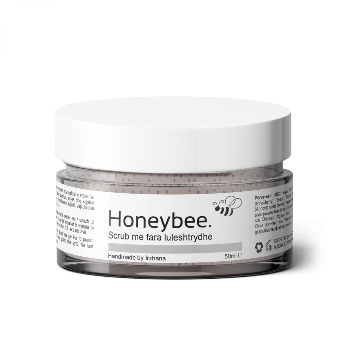 Honeybee Scrub me fara luleshtrydhe