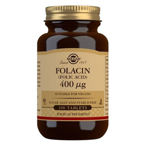 Solgar Folacin (Folic Acid) 400 mcg