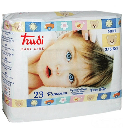 Trudi Pampers 3/6 kg 23 copë